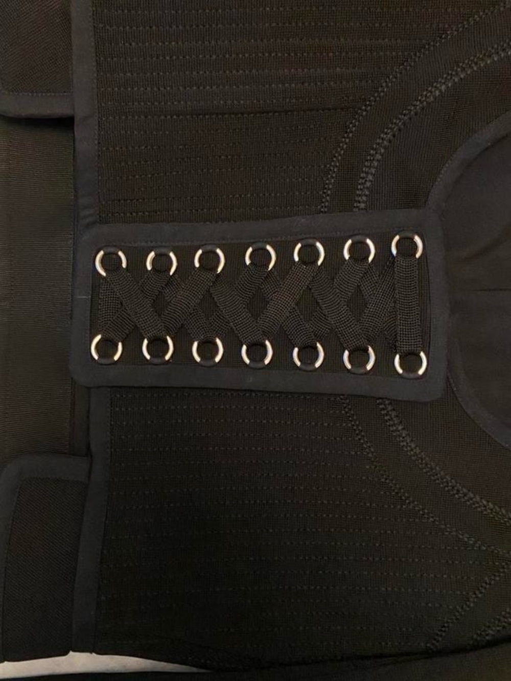 Givenchy Black Corset Lace Up Bandage Top - Picture 8 of 10